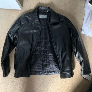 Wilson’s leather coat